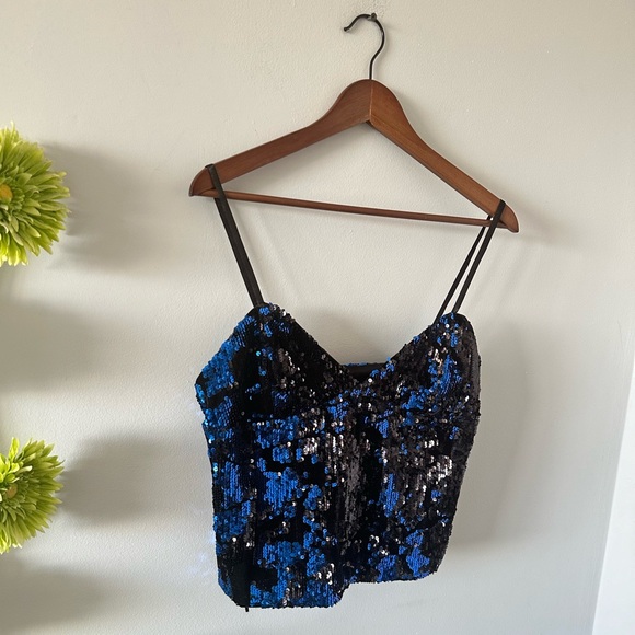 Zara | Velvet & Sequin Camisole - Picture 11 of 12